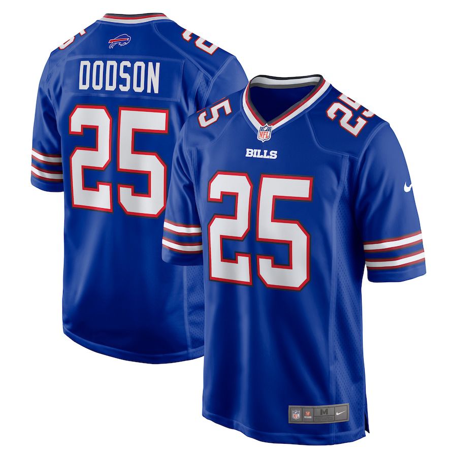 Men Buffalo Bills #25 Tyrel Dodson Nike Royal Team Game NFL Jersey